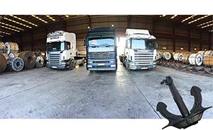 transporte bobinas de acero